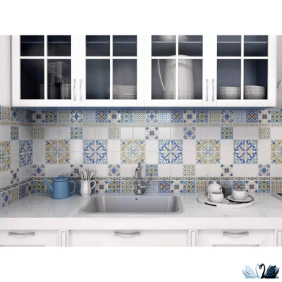 Керамическая плитка Kerama Marazzi Капри синий 20x20 глянцевый, арт. 5239