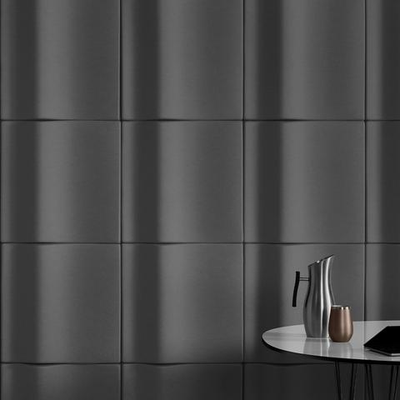 Гипсовая 3D панель "Гармония" (цвет "серый")