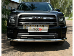 Защита передняя нижняя (с ДХО) 76,1 мм ТСС для Haval H5 2024-