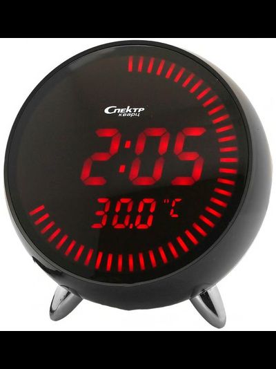 Сетевые часы Спектр СК 1010-Ч-К