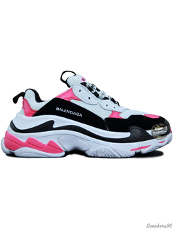 BALENCIAGA TRIPLE S PINK BLUE SNEAKER RELEASE DETAILS  Женские (36-41)