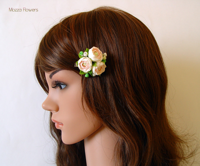 Заколки-брошки "Воздушный десерт".