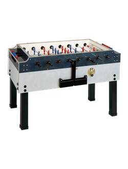 Игровой стол - футбол "Garlando Olympic Outdoor" (137x76x90.5см, синий, жетоноприемник) всепогодный, с защитным корпусом