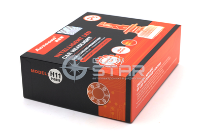 Светодиодные лампы H11/H8/H9 Aozoom P5 с радиатором, 12V, 35W, 6000K, чип Korea WT35