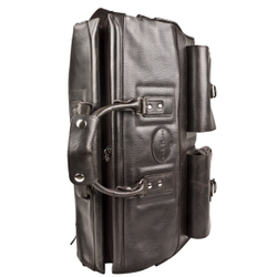 Кожаный саквояж Fabriano brown (арт. 4008-04)