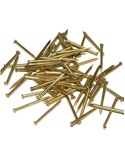 Гвозди финишные 1.4х30мм латунные, упаковка 100 гр
