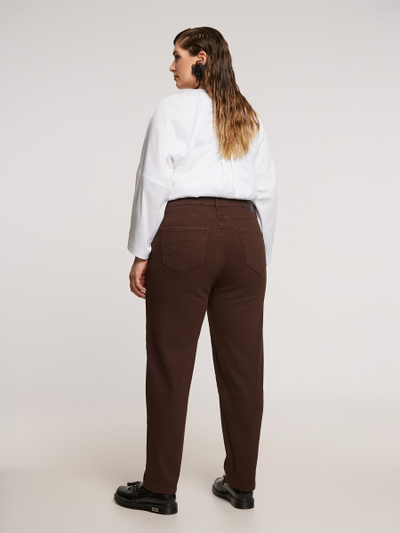 Джинсы MOM коричневые