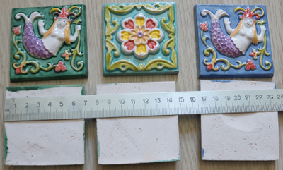 Изразцовая плитка "Мифические знаки" (малые)