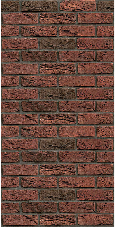 Красно-коричневый Вертикаль (1200х600х8мм)