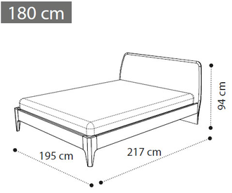 Кровать "Akademy" 180х200 см