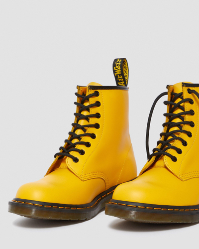 Yellow doc martens top