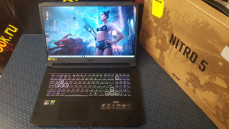 ACER NITRO 5 AN517-41-R6AH ( 17.3 FHD IPS 144Hz RYZEN 5 5600H  RTX3060(6GB) 16GB 512SSD )