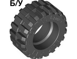 ! Б/У - Tire 30.4 x 14 Offset Tread - Band Around Center of Tread, Black (92402 / 4619323) - Б/У