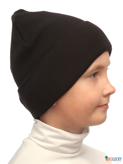 Шапка 22202-01 черный 48-52