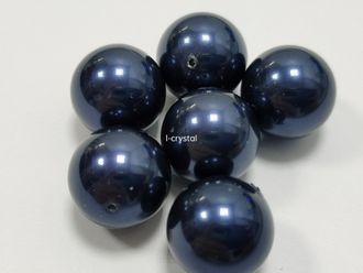 Жемчуг Сваровски 5810 Night Blue 12 мм