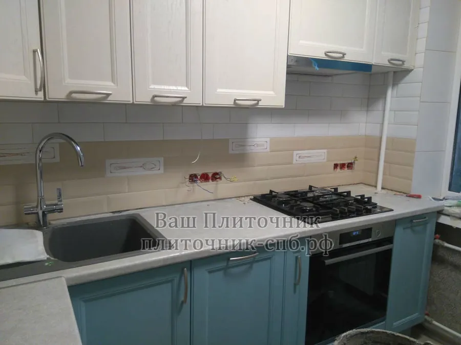 Укладка кабанчика на фартук по раскладке заказчика