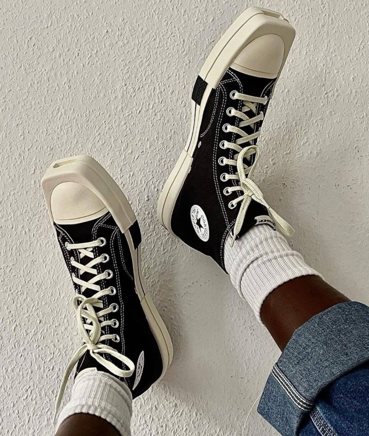Converse x DRKSHDW Turbodrk Hi Black высокие черные
