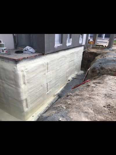 Утепление фундамента и цоколя пенополиуретаном