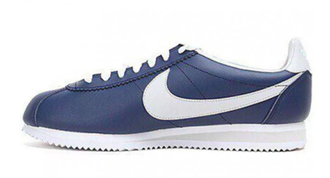 Nike Cortez (Синие с белым) кожа