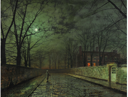 Купить греющую картину с фото репродукции Серебряный свет луны