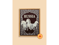 Купить пряник в шоколаде "Russia Тройка без герба", 700 г.