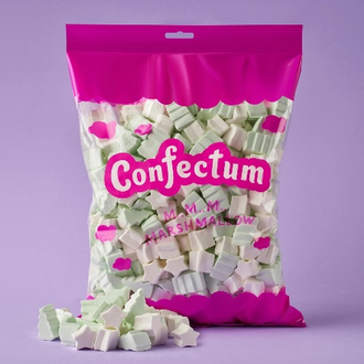 Маршмеллоу Confectum Winter Фруктовый (2п*600г) / Коробка (упак) 1,2 кг