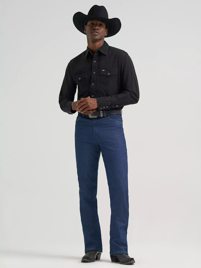 Джинсы 935 Wrangler® Cowboy Cut® Bootcut узкий крой (жёсткие)
