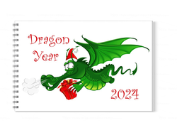 Альбом для рисования год Дракона №8