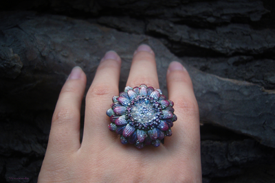 Кольцо "Цветок Галлициниума"