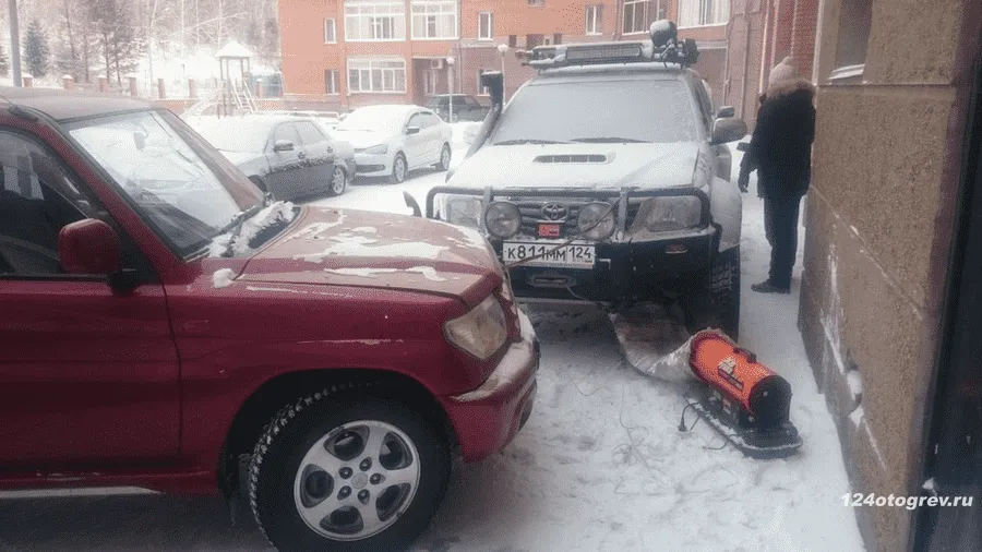 Отогрев автомобиля Toyota Hillux в Студгородке, Октябрьский район Красноярск