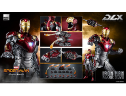 ПРЕДЗАКАЗ - Железный Человек Mark 47 ("Человек-Паук: Возвращение домой", Spider-Man: Homecoming) - Коллекционная фигурка 1/12 DLX Iron Man Mark 47 (3Z0946) - Threezero ?ЦЕНА: 17600 РУБ.?