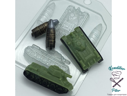 Форма пластиковая: Т-34 МИНИ