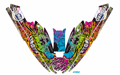 Наклейки на Гидроцикл Yamaha SuperJET 2009 #2852