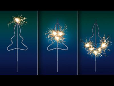 ФИГУРНАЯ БЕНГАЛЬСКАЯ СВЕЧА Елочка, гори!