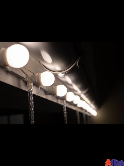 Белт-лайт метражом 2-жильный, 40 см, черный