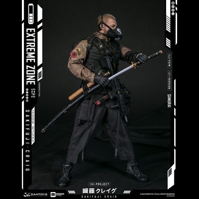 Самурай Сакифудзи Крейг - Коллекционная ФИГУРКА 1/6 scale EXTREMEZONE Samurai SAKIFUJI CRAIG (EBS001) - DAMTOYS
