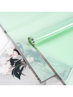 Пленка глянцевая "Зеркальный кант" 57*57см 20шт Нежная мята ПЛ24/5