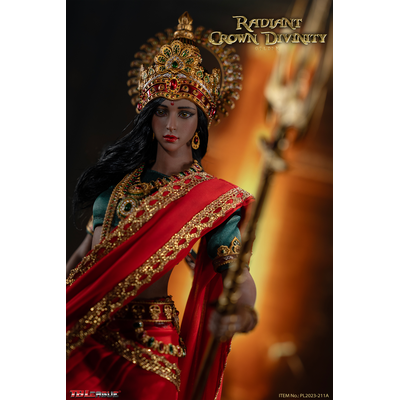 Индийская красавица в красном - Коллекционная ФИГУРКА 1/6 scale Radiant Crown Divinity Golden (PL2023-211A) - TBLeague