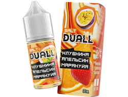 DUALL SALT (STRONG) 30ml - КЛУБНИКА / АПЕЛЬСИН / МАРАКУЙЯ