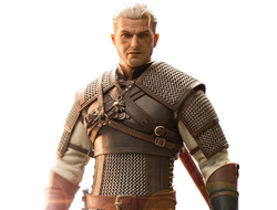 Геральт из Ривии (Ведьмак, The Witcher) - Коллекционная ФИГУРКА 1/6 scale The White Wolf - Armored Version (mttoys006) - Master Team