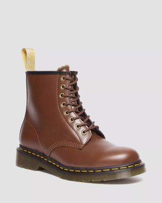 Ботинки Dr Martens Vegan 1460 Borg Lined Lace Up Boots
