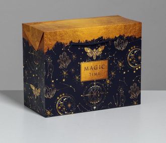 Пакет—коробка Magic time, 23 × 18 × 11 см