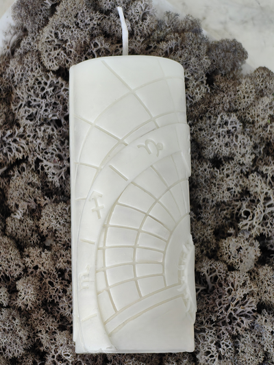 Свеча зодиакальная "Водолей" стихия воздуха