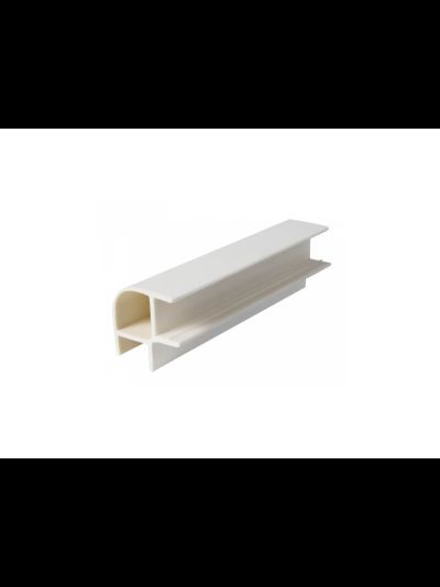 Угол соеденительный цоколя 100мм белый