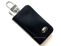 Ключница авто из натуральной гладкой кожи с логотипом LIFAN