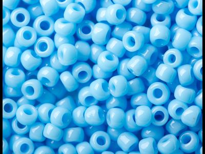 Японский бисер Toho 11/0 0043 Opaque Blue Turquoise / Непрозрачный голубой, бирюзовый