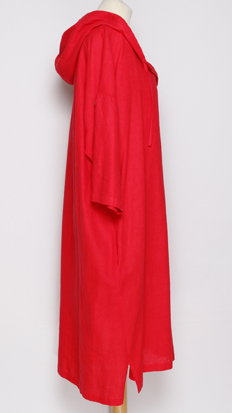 ПЛАТЬЕ БОХО  "КАПЮШОН" лицо арбуз р.50