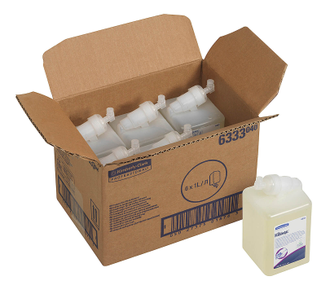 6333 Kleenex® Жидкое мыло в кассетах для дозаторов Kimberly-Clark Professional Aquarius 6 кассет по 1 л  ежедневного использования