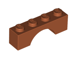 Arch 1 x 4, Dark Orange (3659 / 4666337 / 6212897 / 6441766)