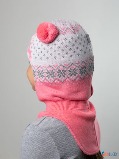 Шапка-шлем "Сказка" 22101-01, цвет розовый р. 48-50